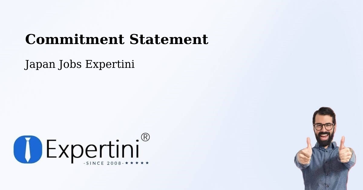 Corporate Commitment – Togitsu - Japan Jobs Expertini
